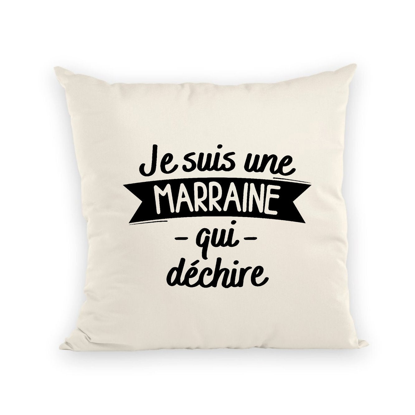 Coussin Marraine qui déchire