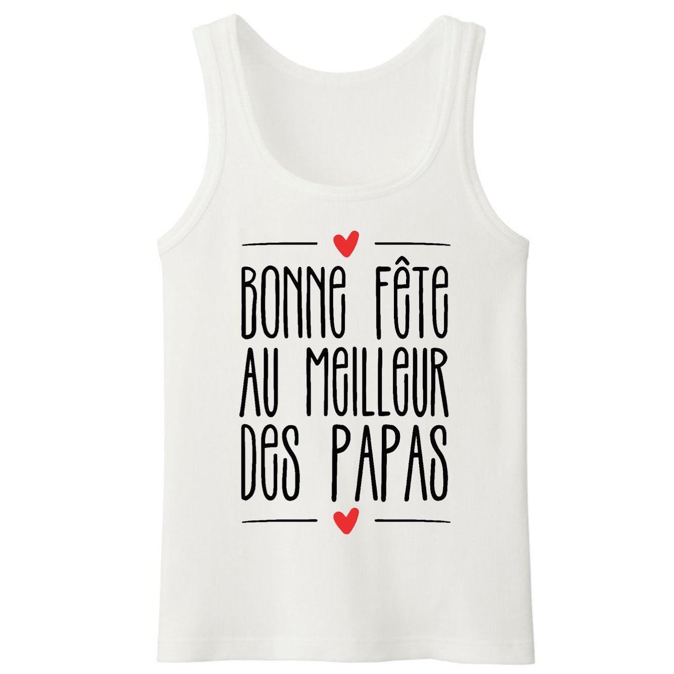 Débardeur Homme Bonne fête au meilleur des papas