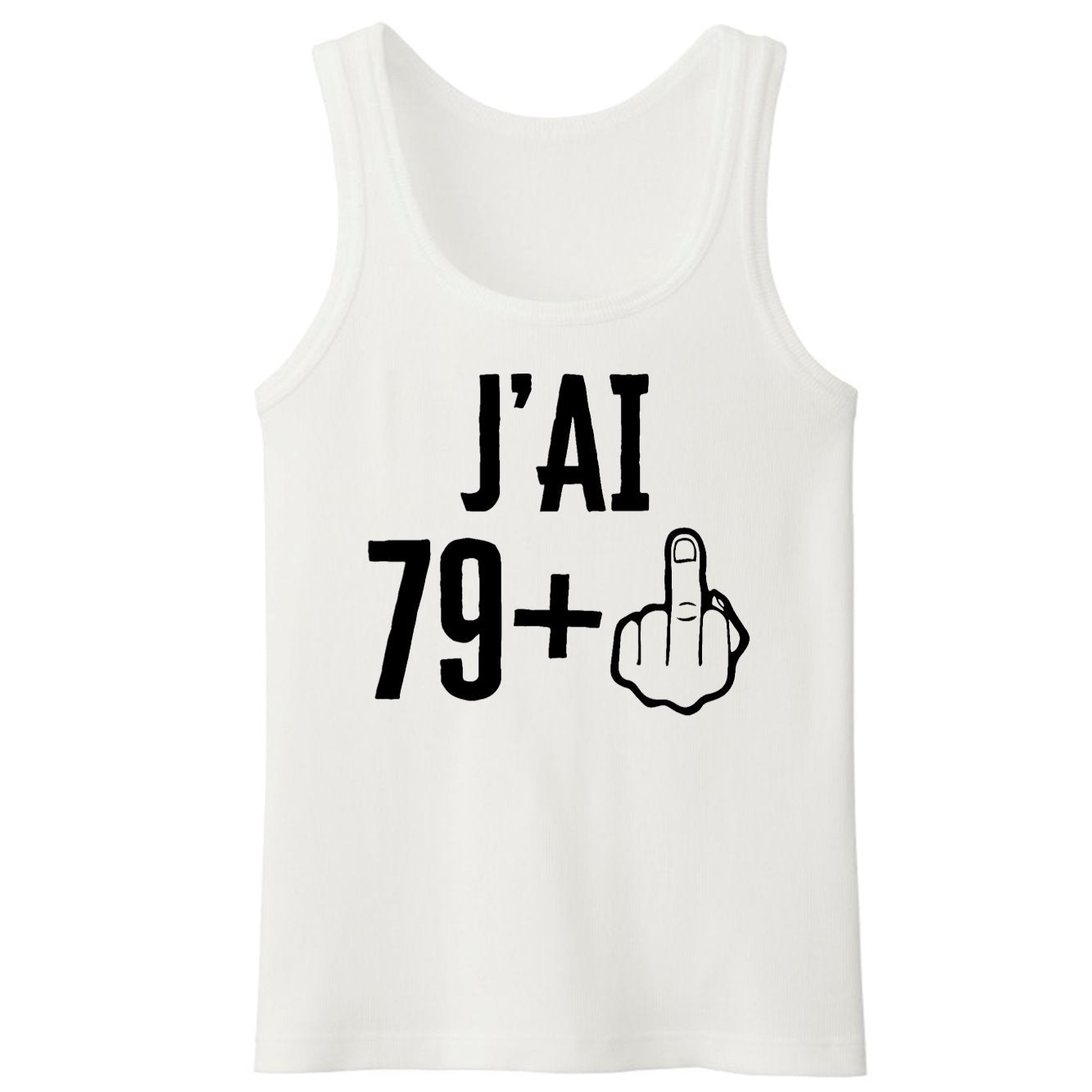 Débardeur Homme J'ai 80 ans 79 + 1