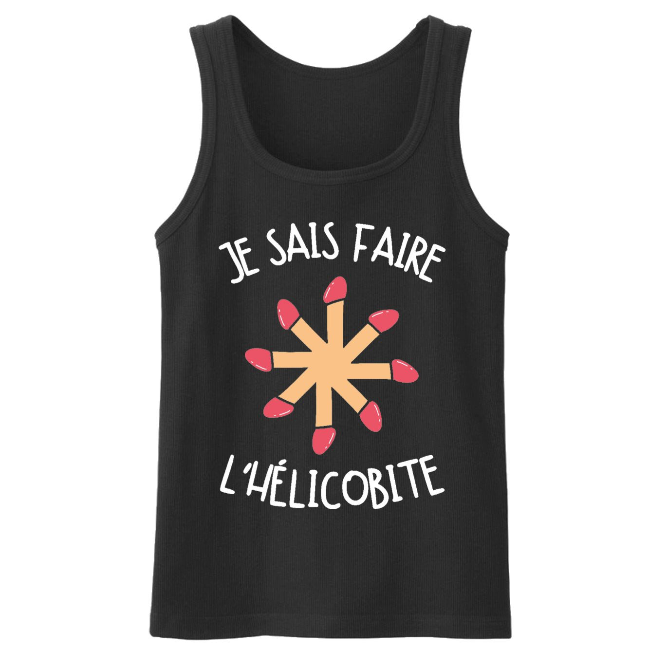 Débardeur Homme Je sais faire l'hélicobite