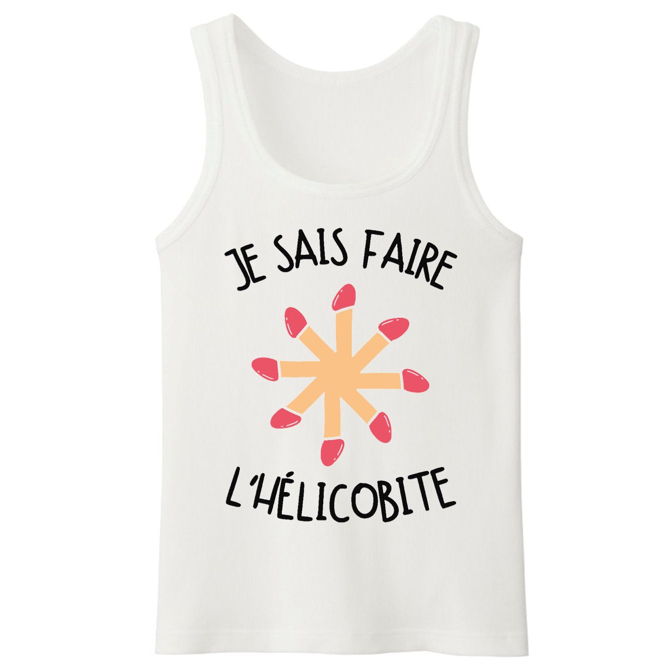 Débardeur Homme Je sais faire l'hélicobite