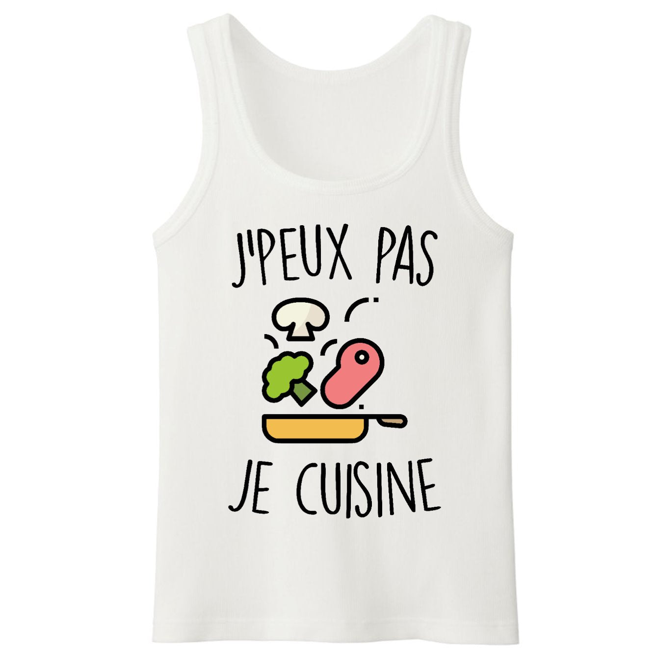 Débardeur Homme J'peux pas je cuisine