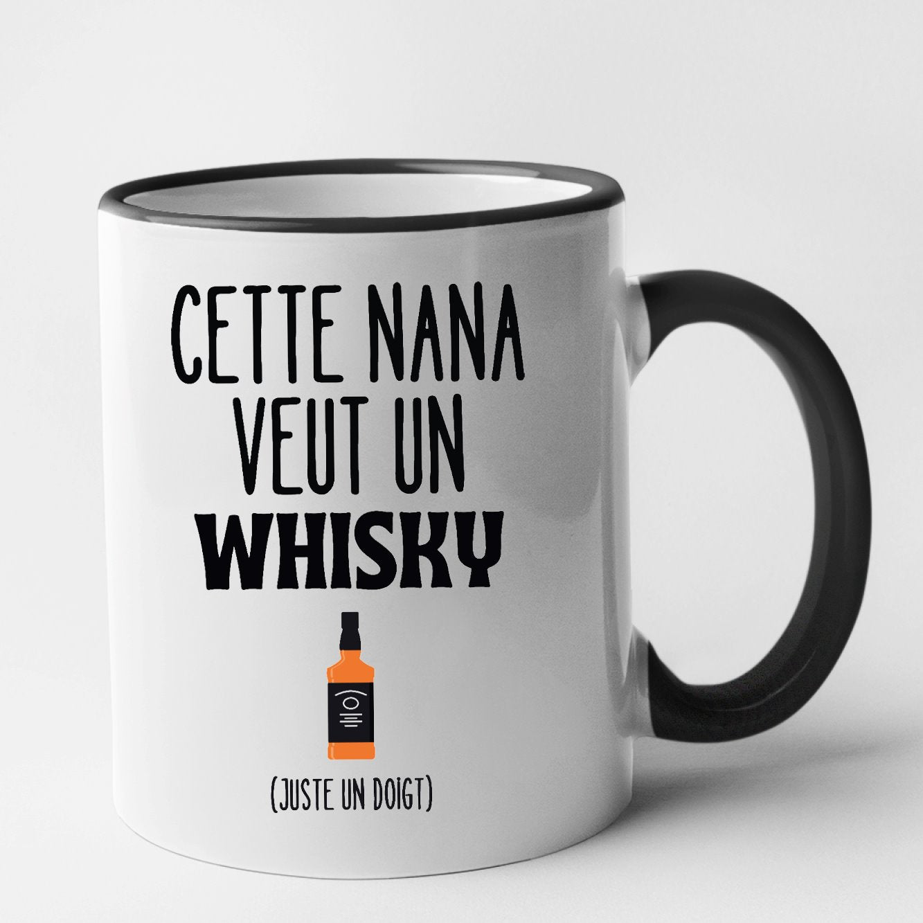 Mug Cette nana veut un whisky Noir
