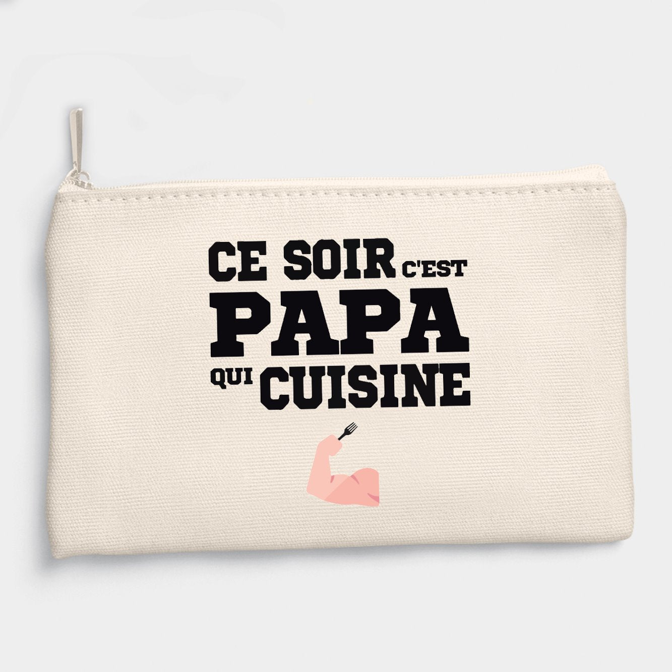 Pochette Ce soir c'est papa qui cuisine Beige