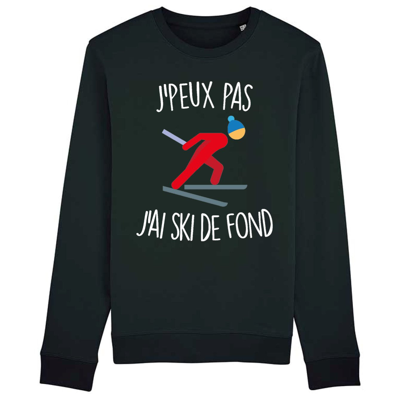 Sweat Adulte J'peux pas j'ai ski de fond