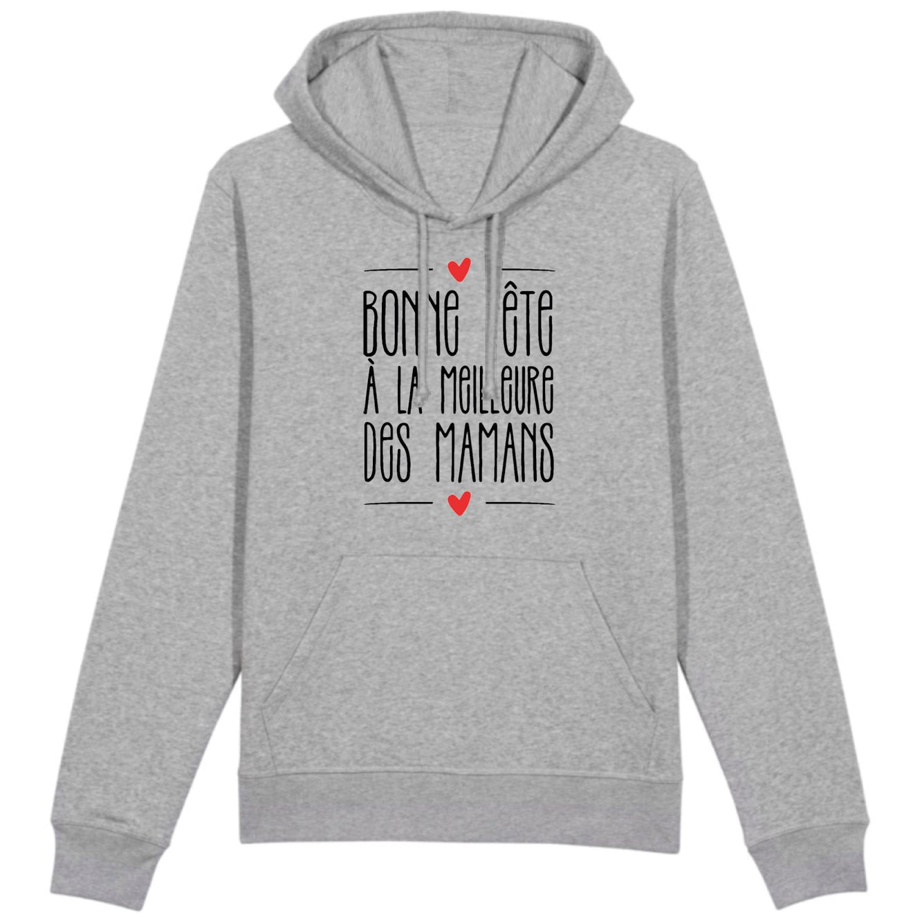Sweat Capuche Adulte Bonne fête à la meilleure des mamans