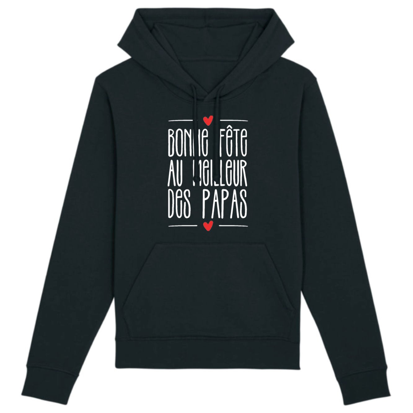 Sweat Capuche Adulte Bonne fête au meilleur des papas