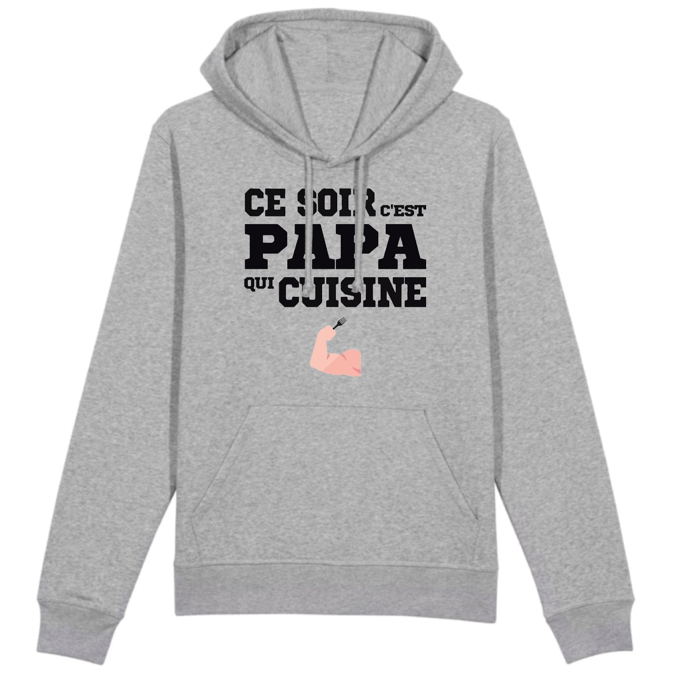Sweat Capuche Adulte Ce soir c'est papa qui cuisine