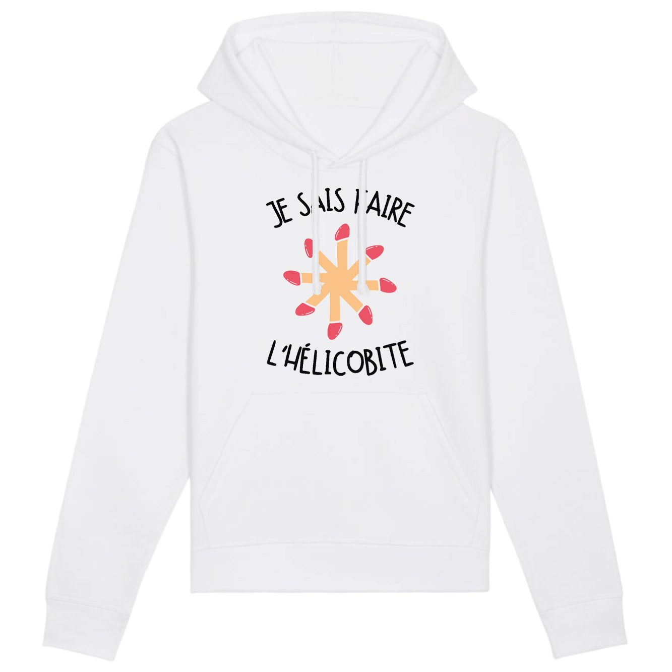 Sweat Capuche Adulte Je sais faire l'hélicobite