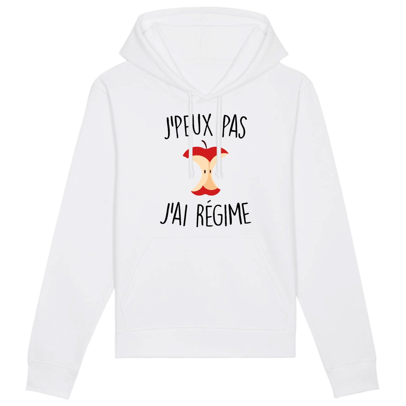 Sweat Capuche Adulte J'peux pas j'ai régime