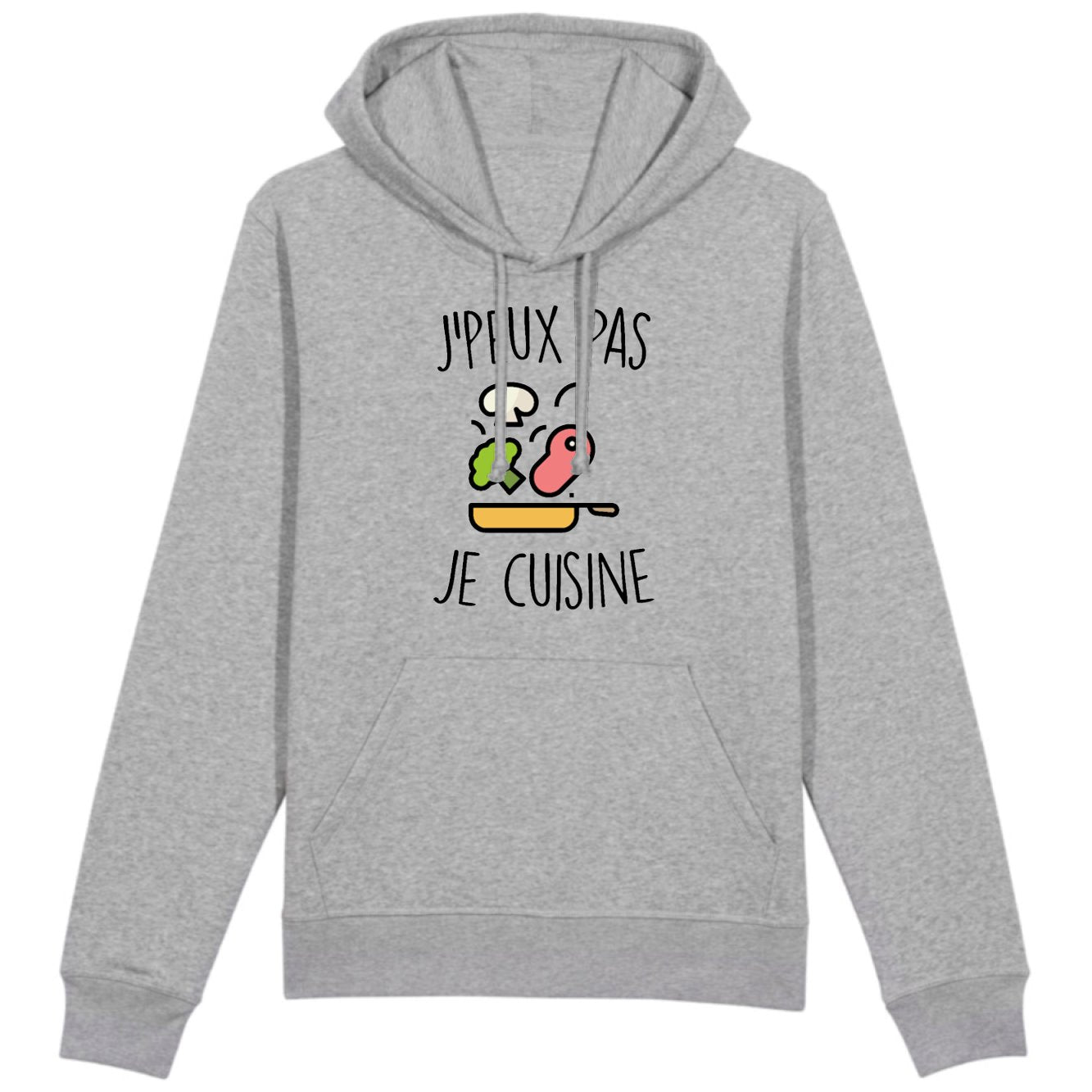 Sweat Capuche Adulte J'peux pas je cuisine