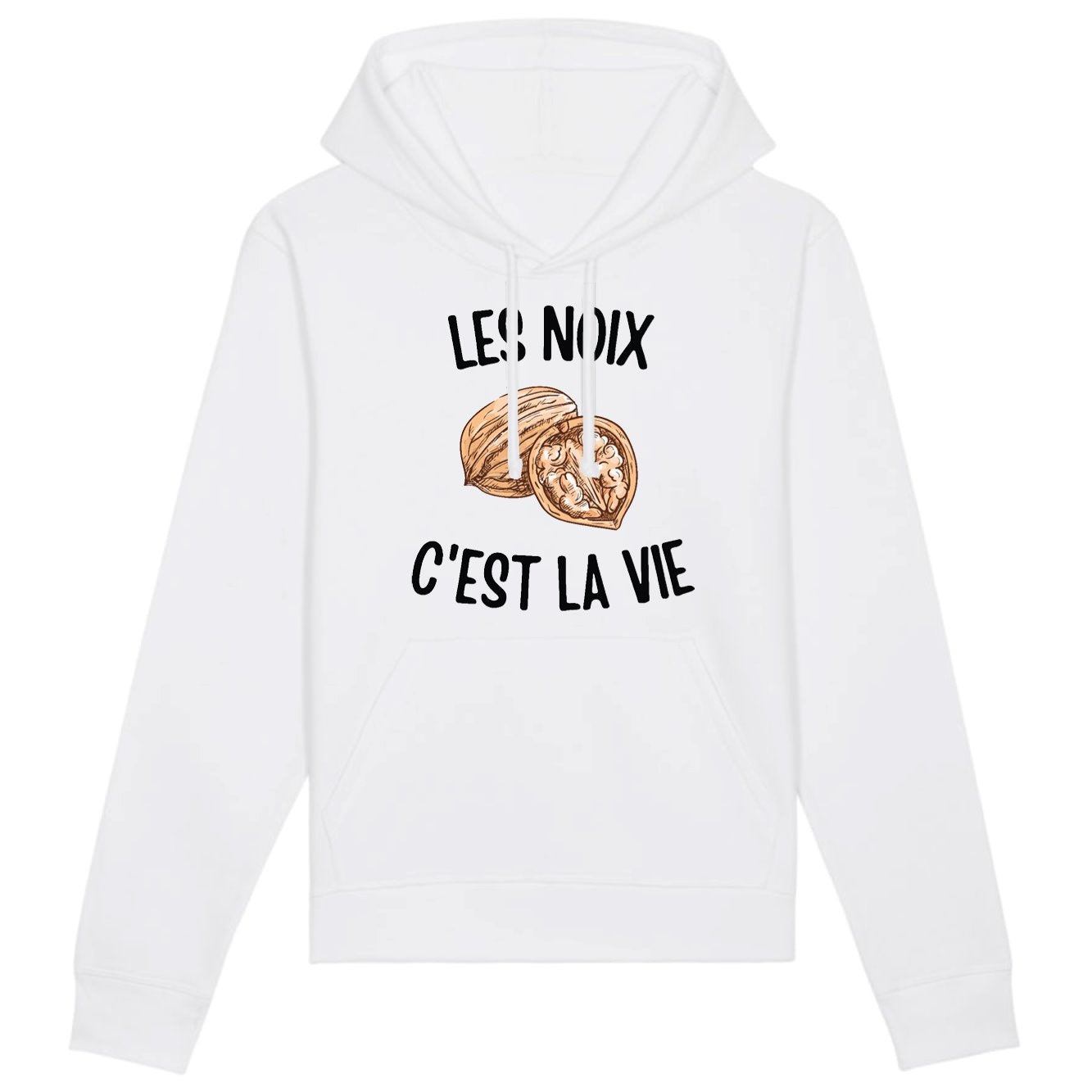 Sweat Capuche Adulte Les noix c'est la vie