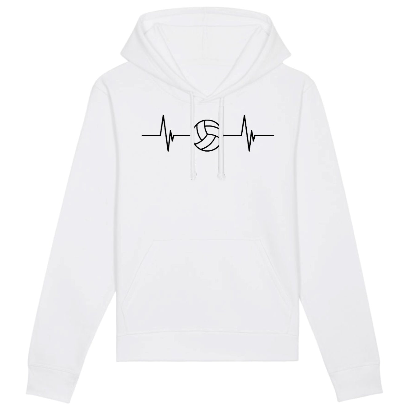 Sweat Capuche Adulte Rythme cardiaque volley