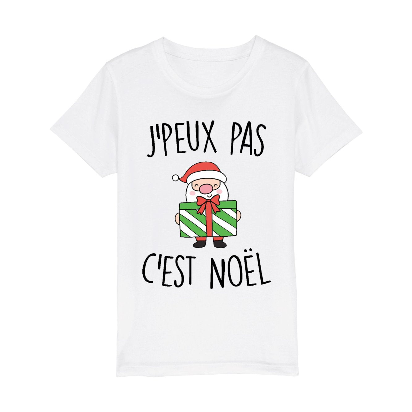 T-Shirt Enfant J'peux pas c'est Noël
