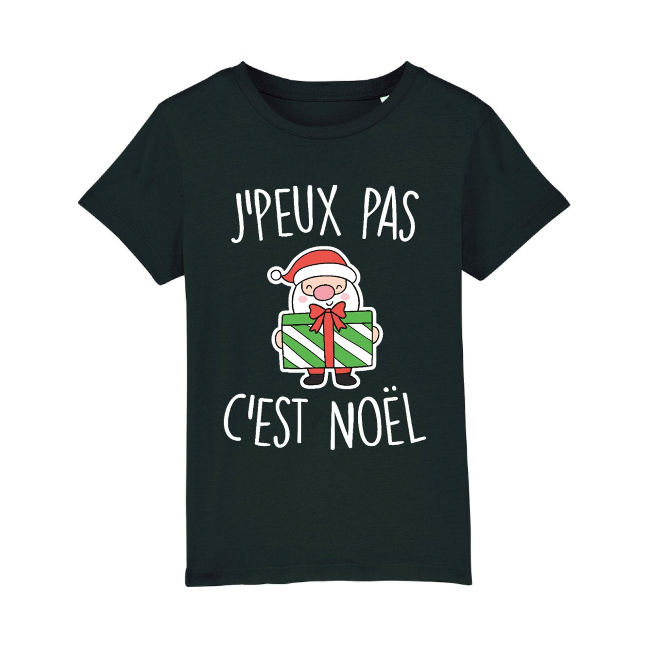 T-Shirt Enfant J'peux pas c'est Noël