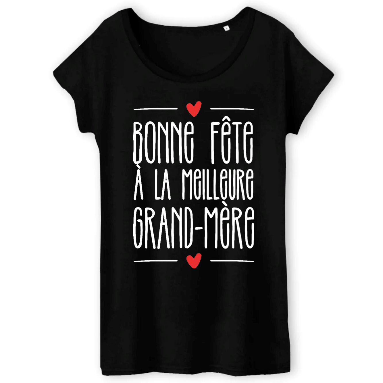 T-Shirt Femme Bonne fête à la meilleure grand-mère