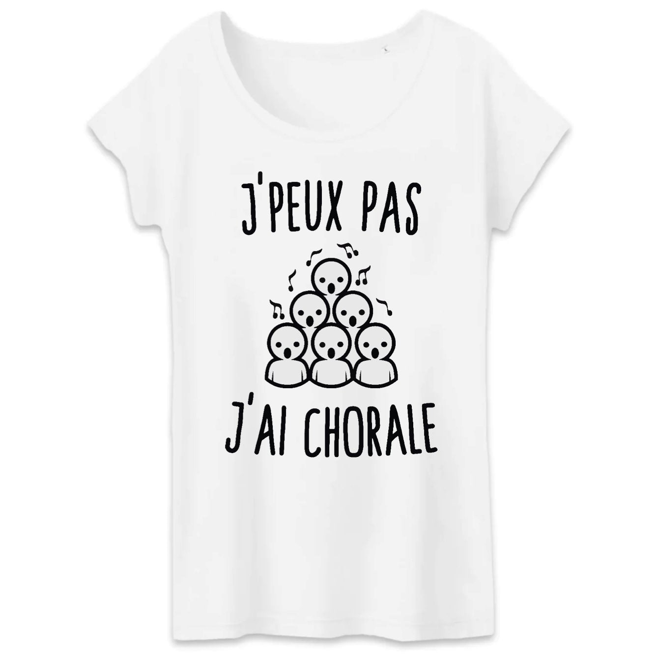 T-Shirt Femme J'peux pas j'ai chorale