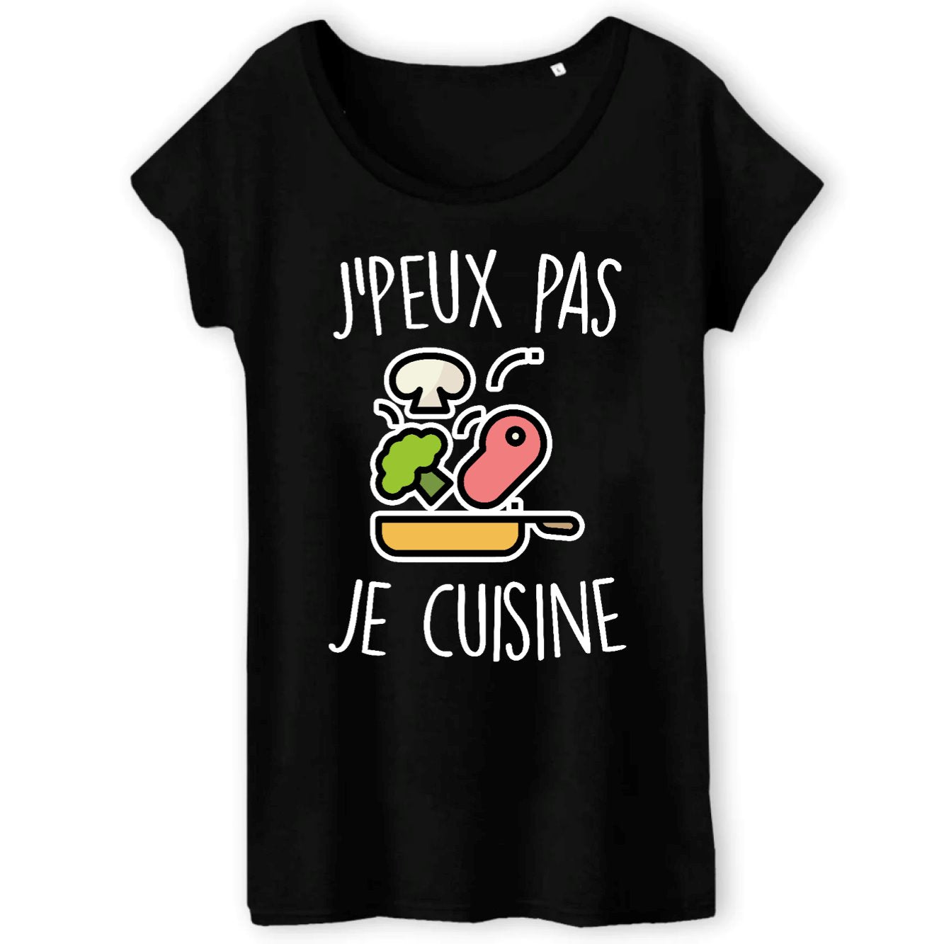 T-Shirt Femme J'peux pas je cuisine