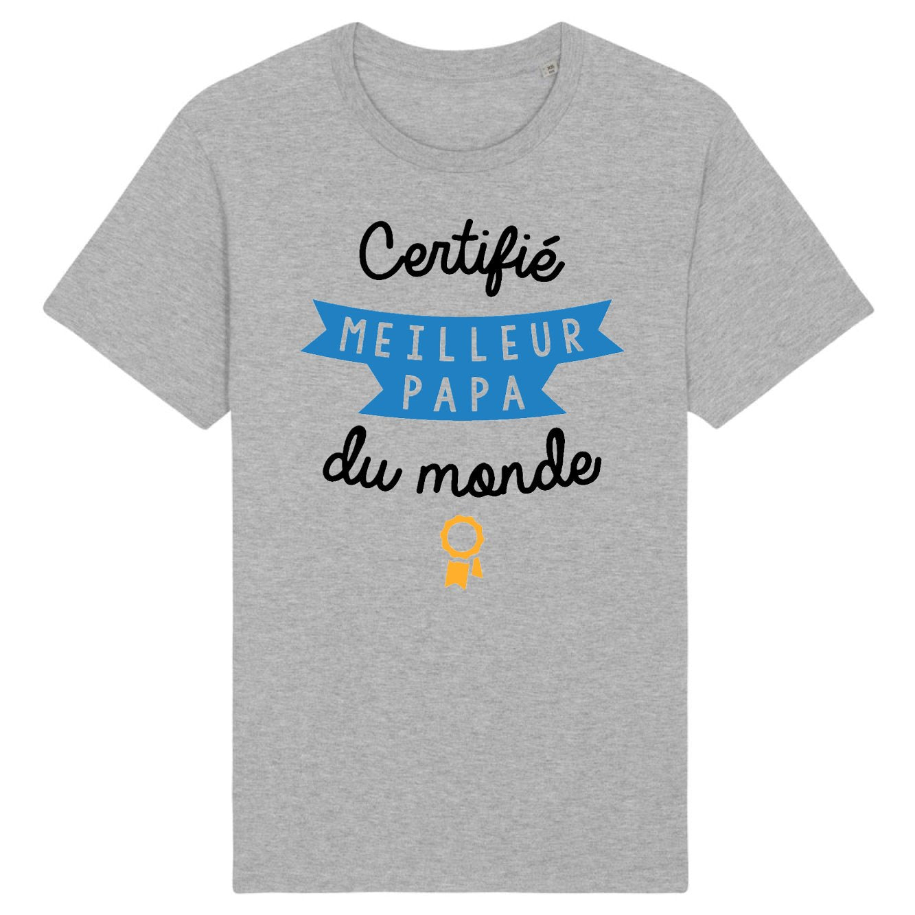T-Shirt Homme Certifié meilleur papa du monde