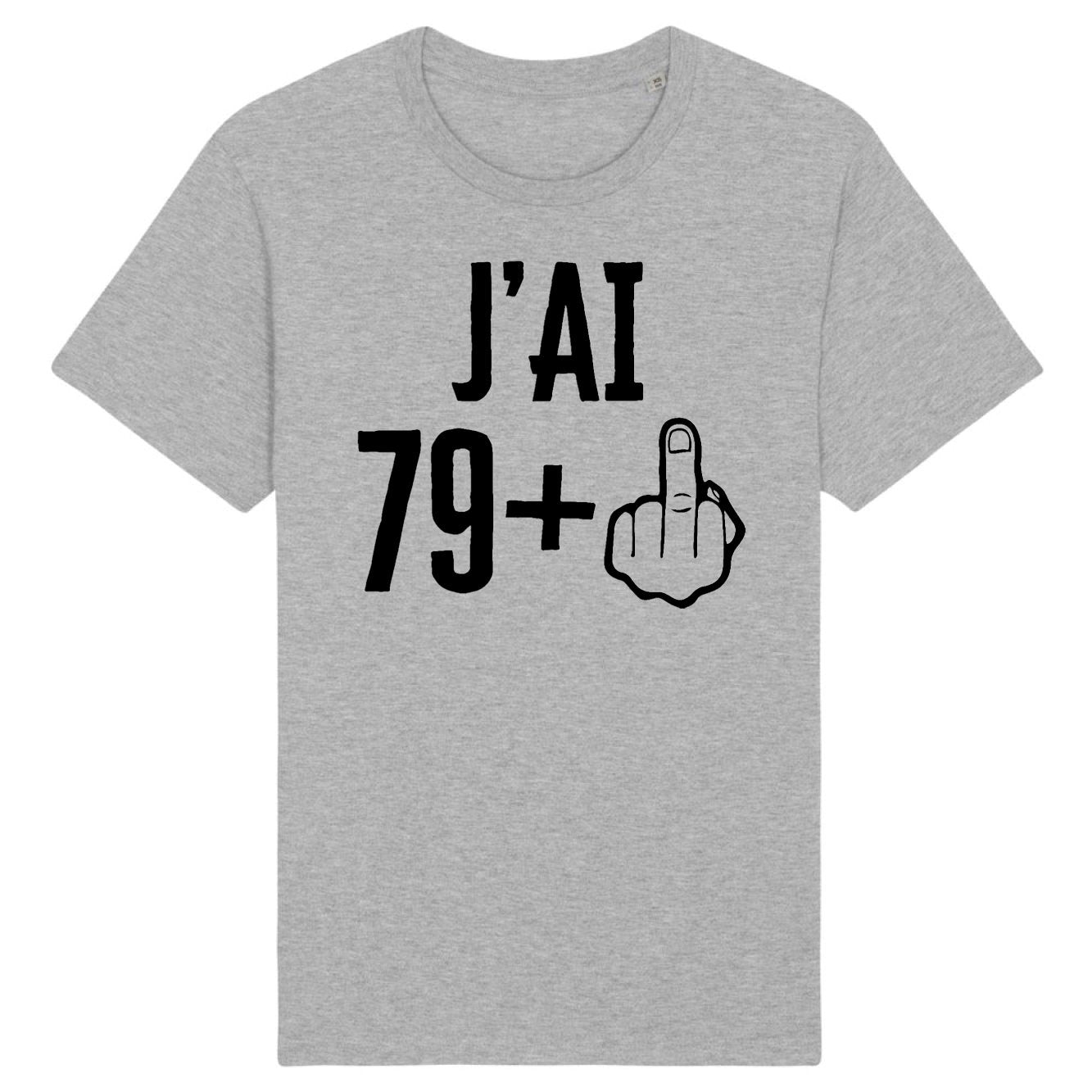 T-Shirt Homme J'ai 80 ans 79 + 1