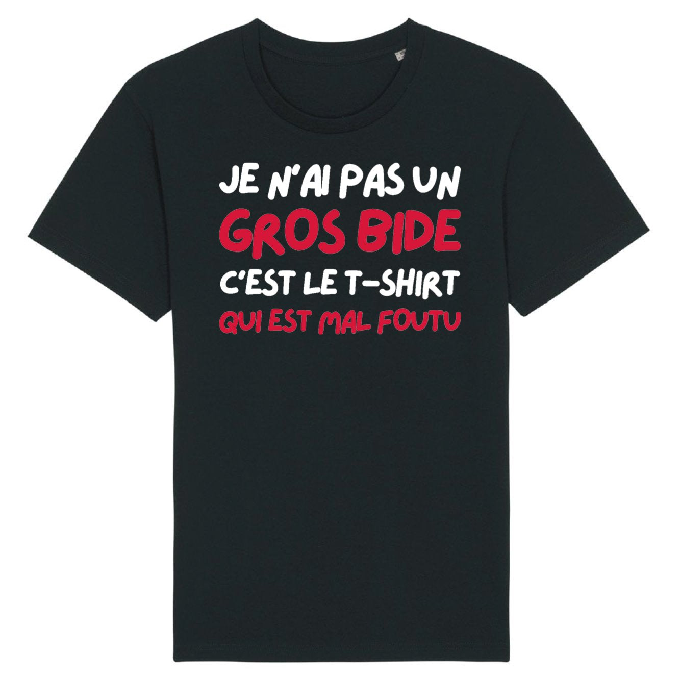 T-Shirt Homme Je n'ai pas un gros bide