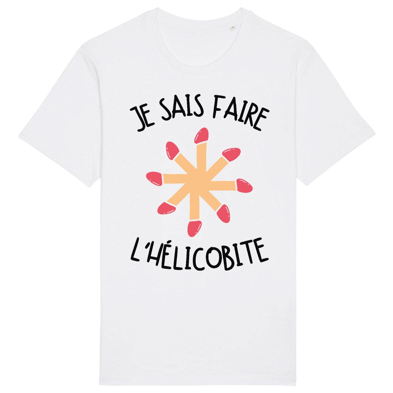 T-Shirt Homme Je sais faire l'hélicobite