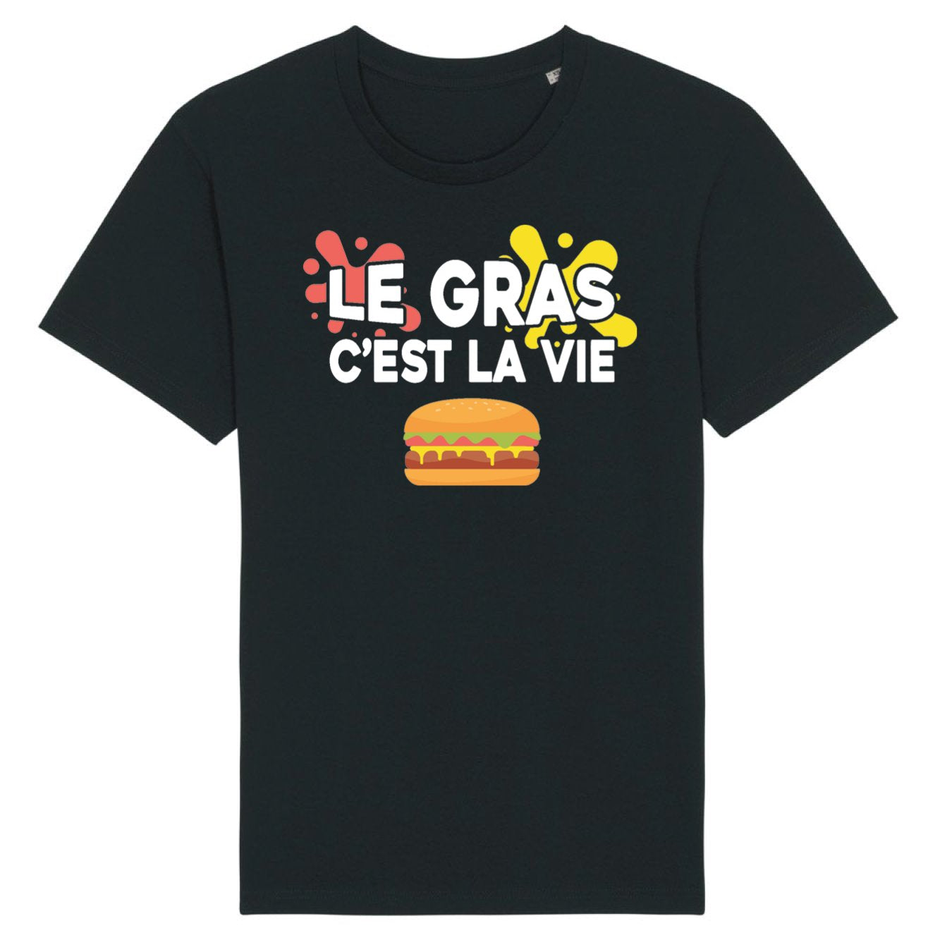 T-Shirt Homme Le gras c'est la vie