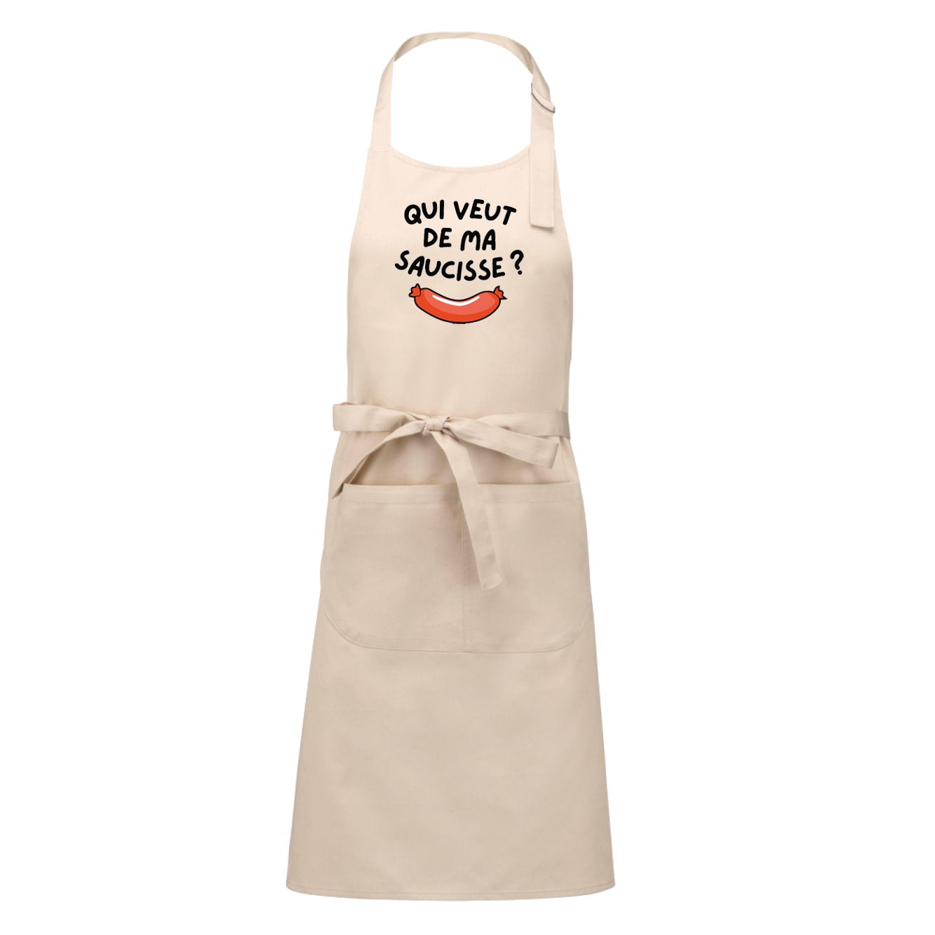 Tablier Qui veut de ma saucisse