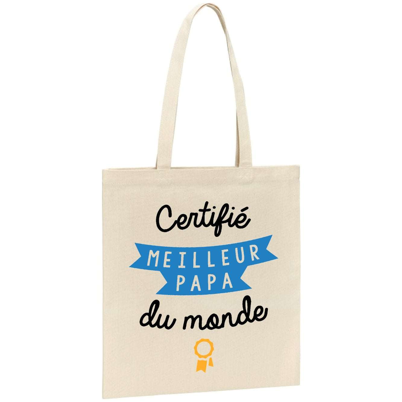 Tote bag Certifié meilleur papa du monde