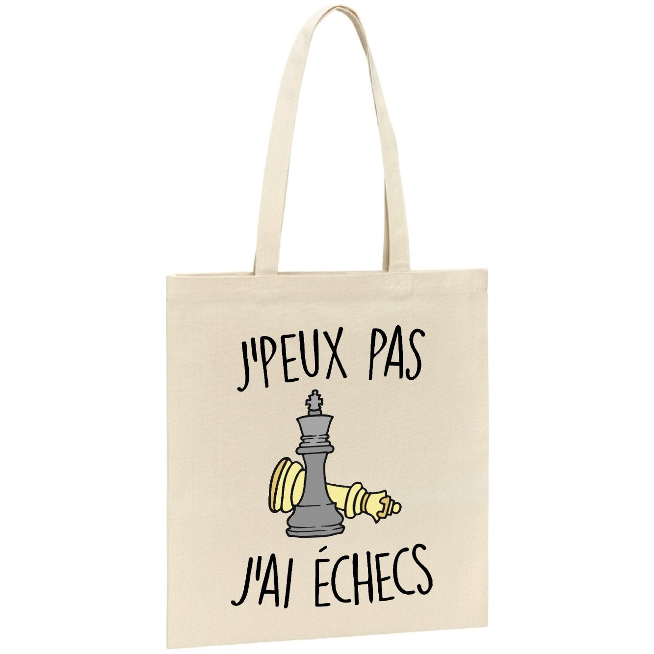 Tote bag J'peux pas j'ai échecs