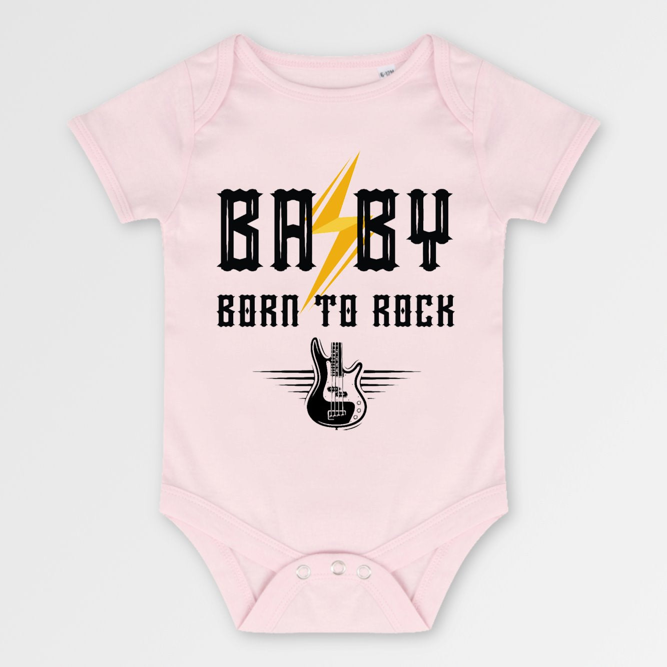 Body Bébé Baby born to rock Rose