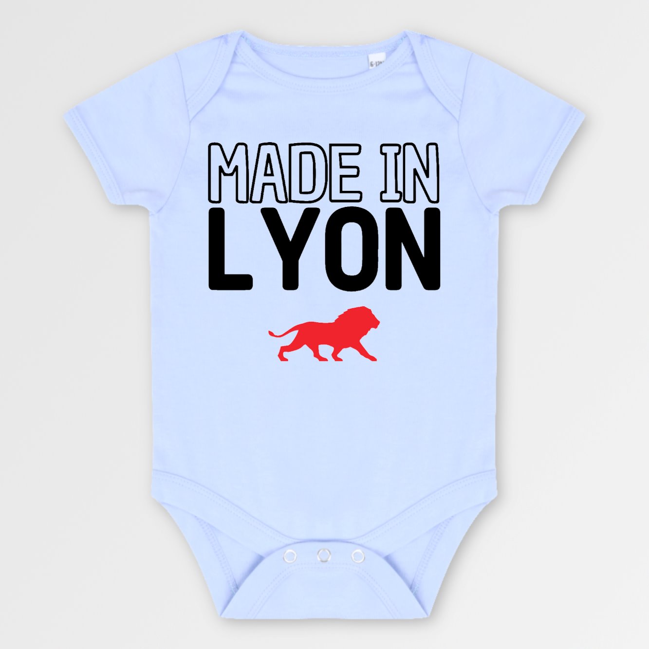 Body Bébé Made in Lyon Bleu
