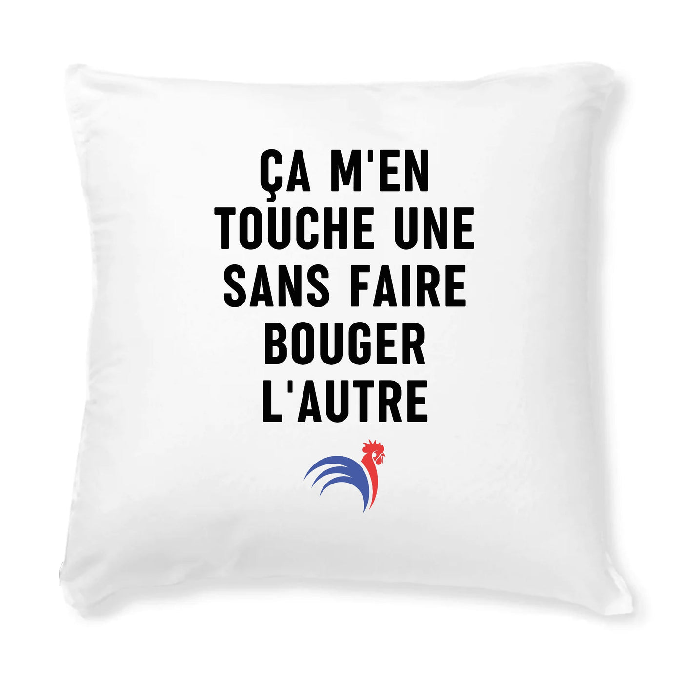 Coussin Ça m'en touche une sans faire bouger l'autre