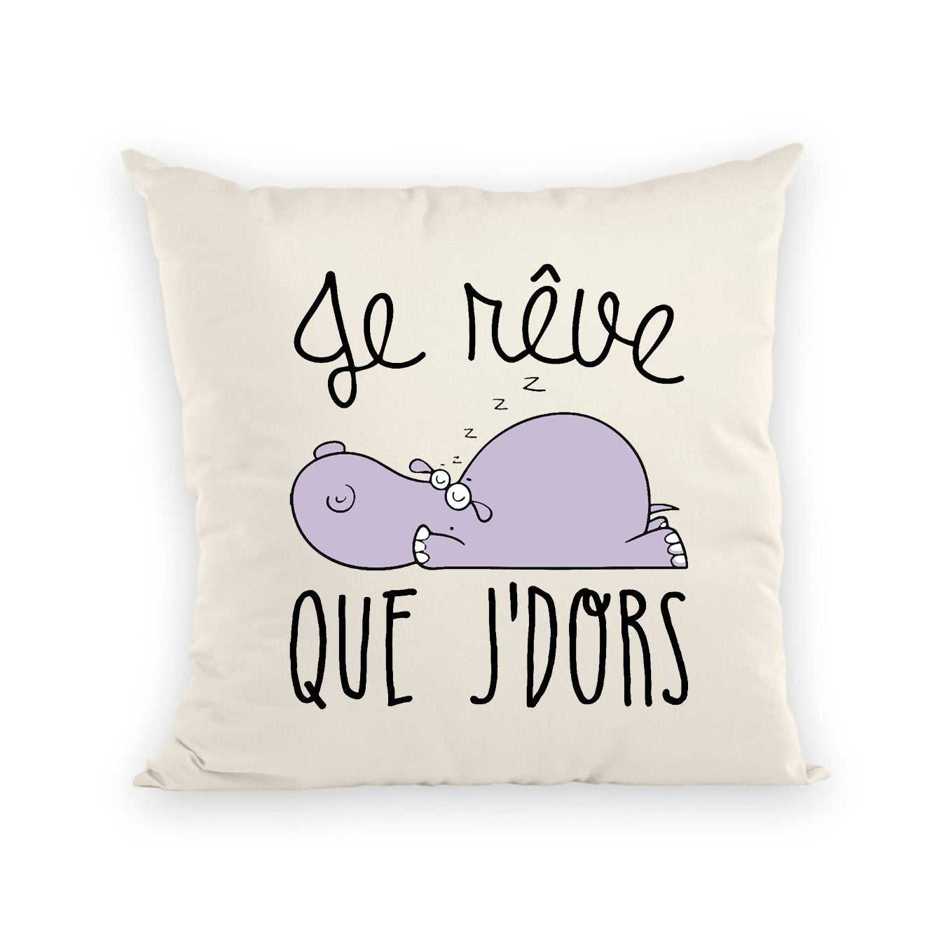 Coussin Je rêve que je dors