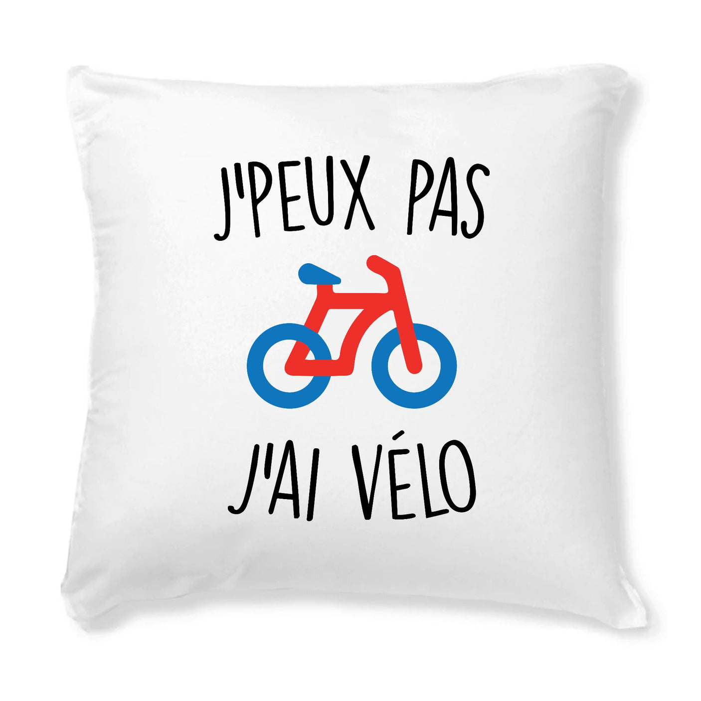 Coussin J'peux pas j'ai vélo