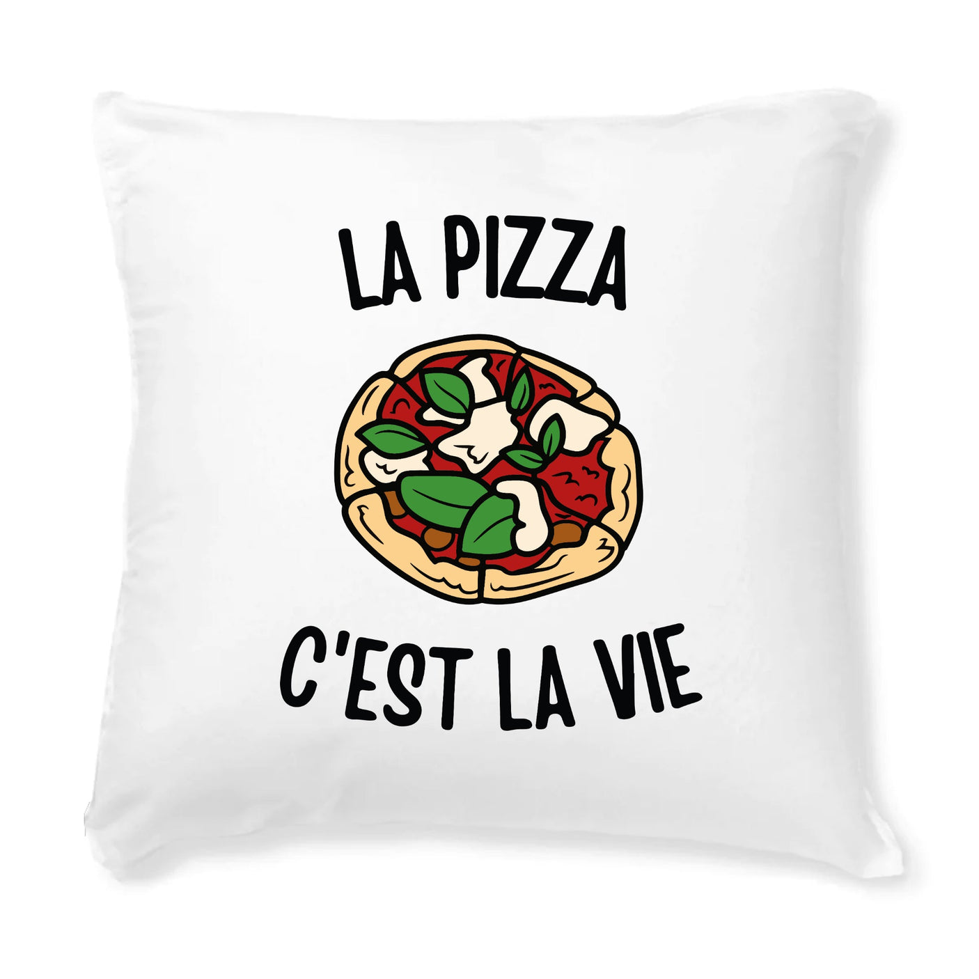 Coussin La pizza c'est la vie