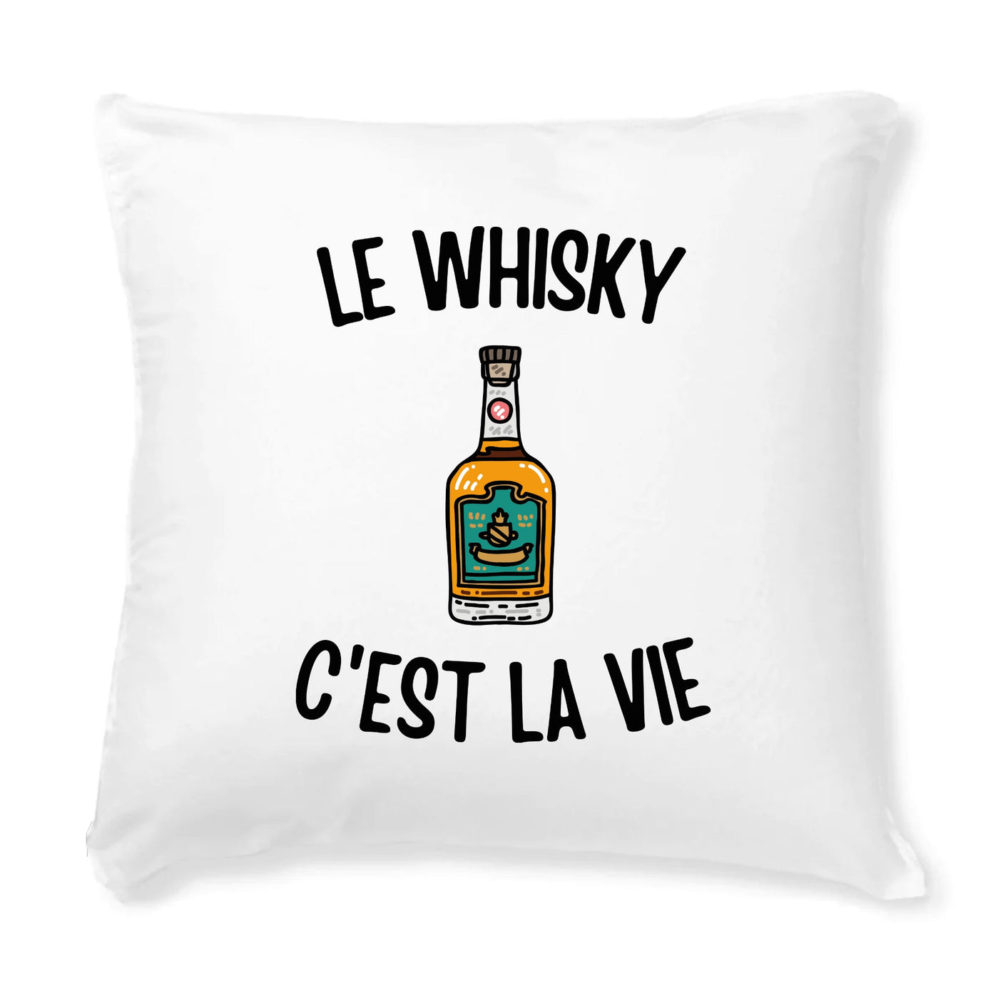 Coussin Le whisky c'est la vie