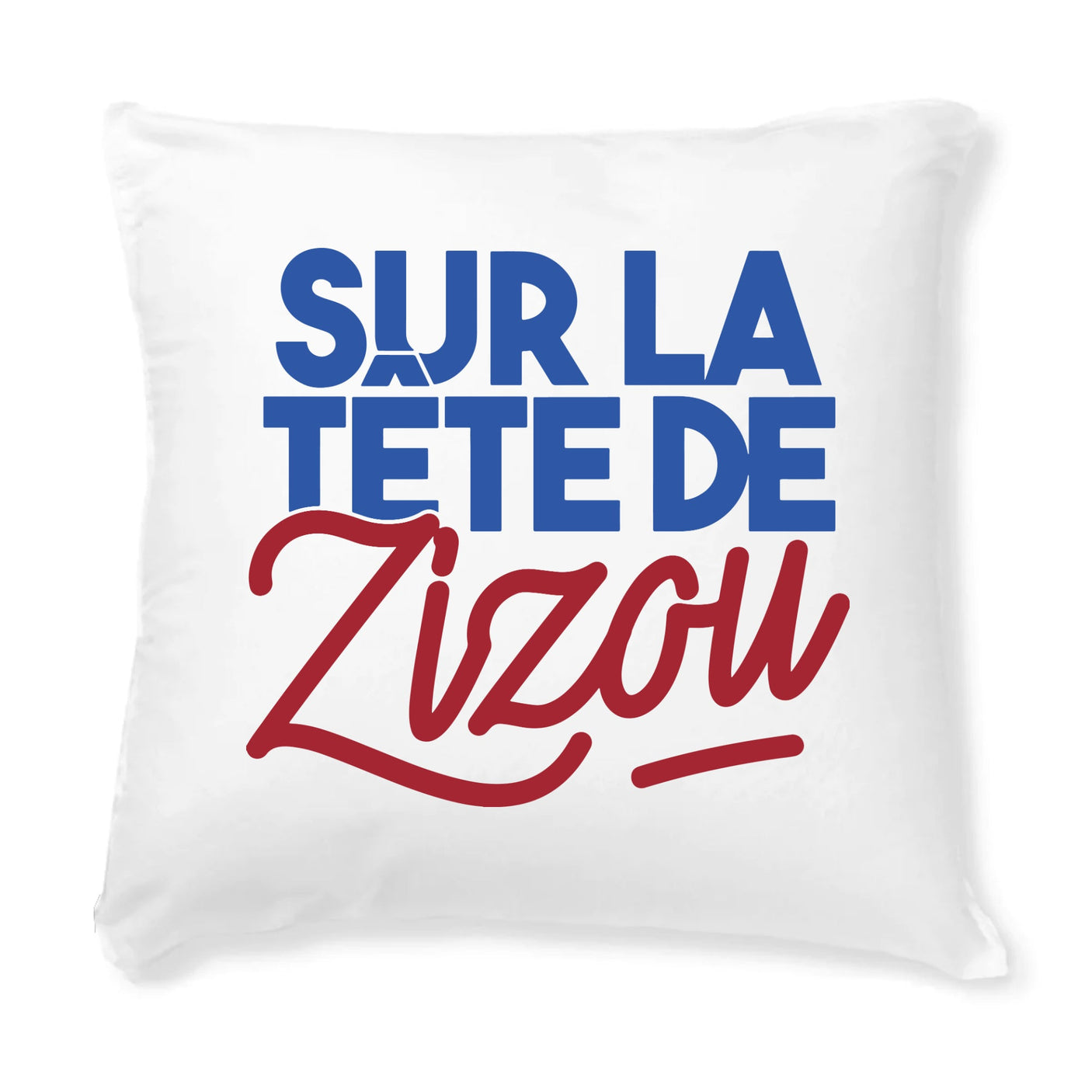 Coussin Sur la tête de Zizou