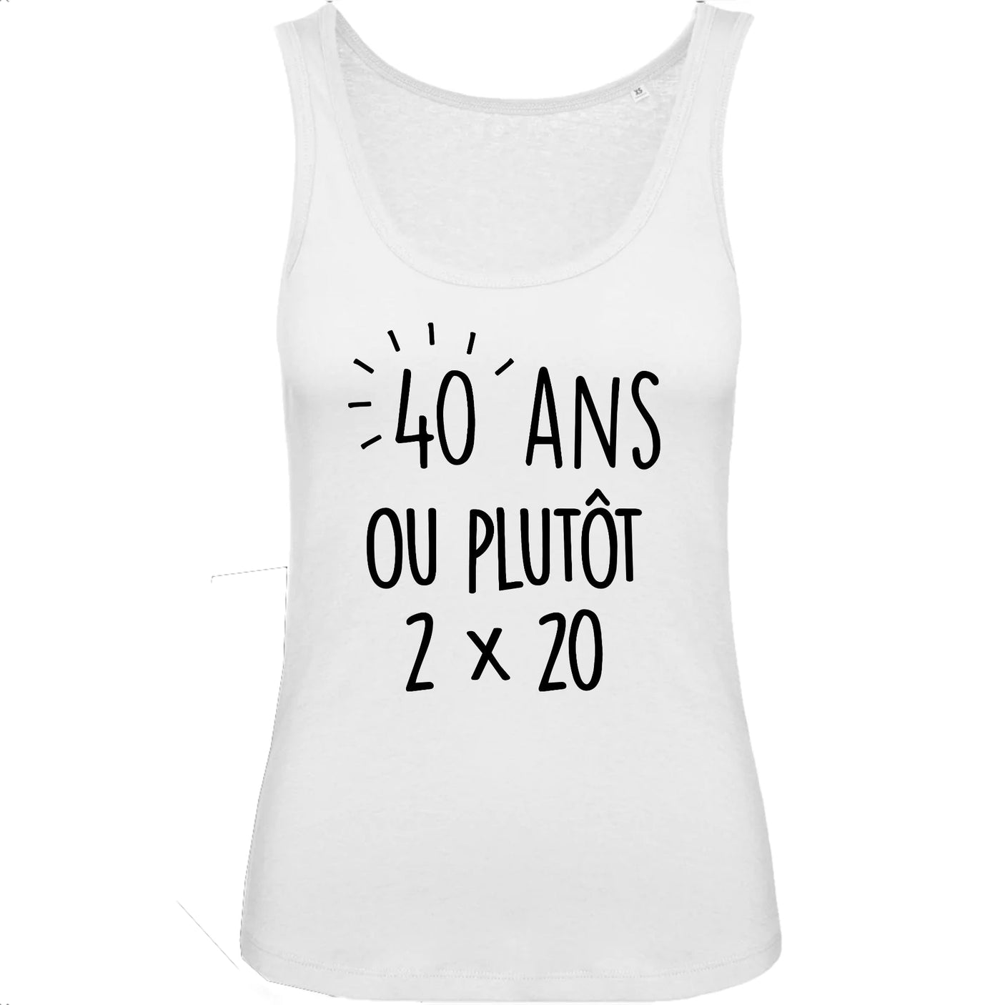 Débardeur Femme Anniversaire 40 ans