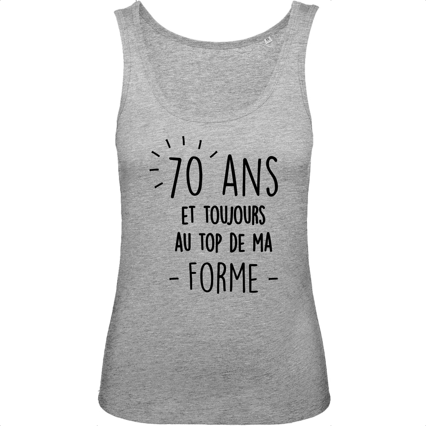 Débardeur Femme Anniversaire 70 ans