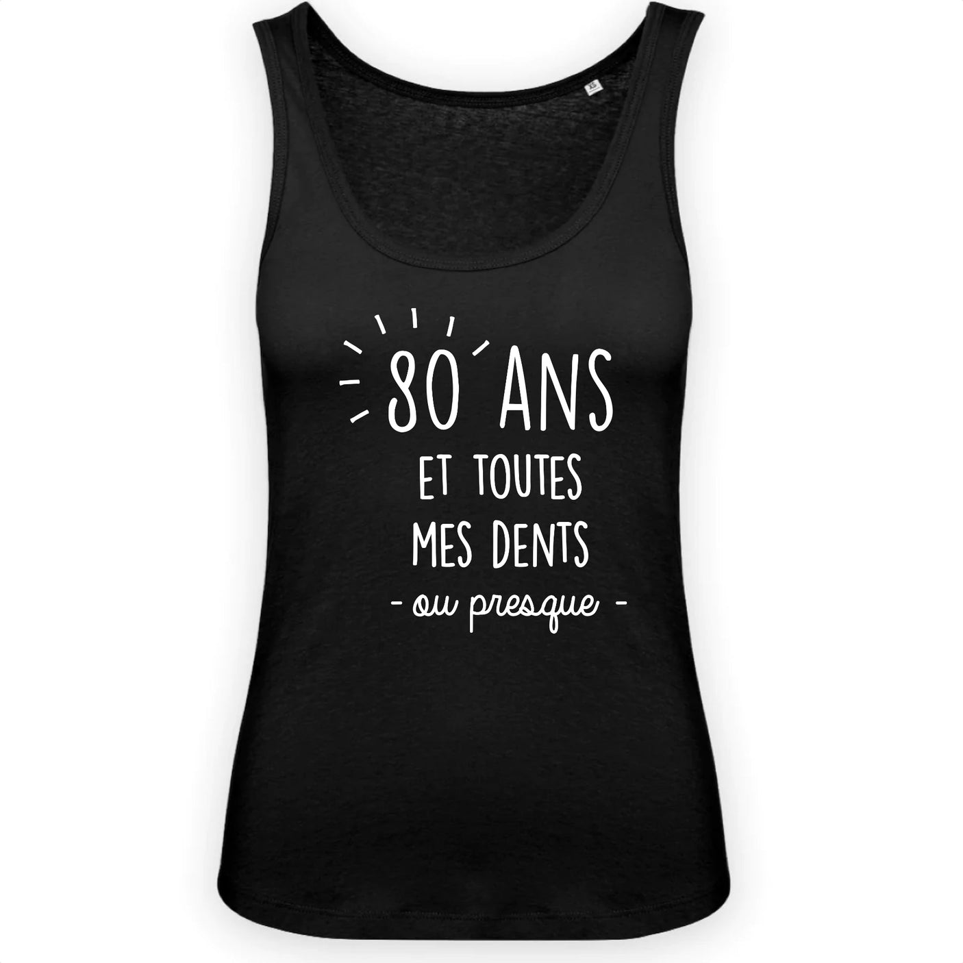 Débardeur Femme Anniversaire 80 ans