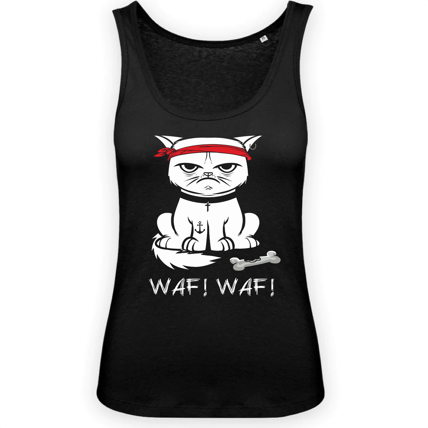 Débardeur Femme Chat bad boy
