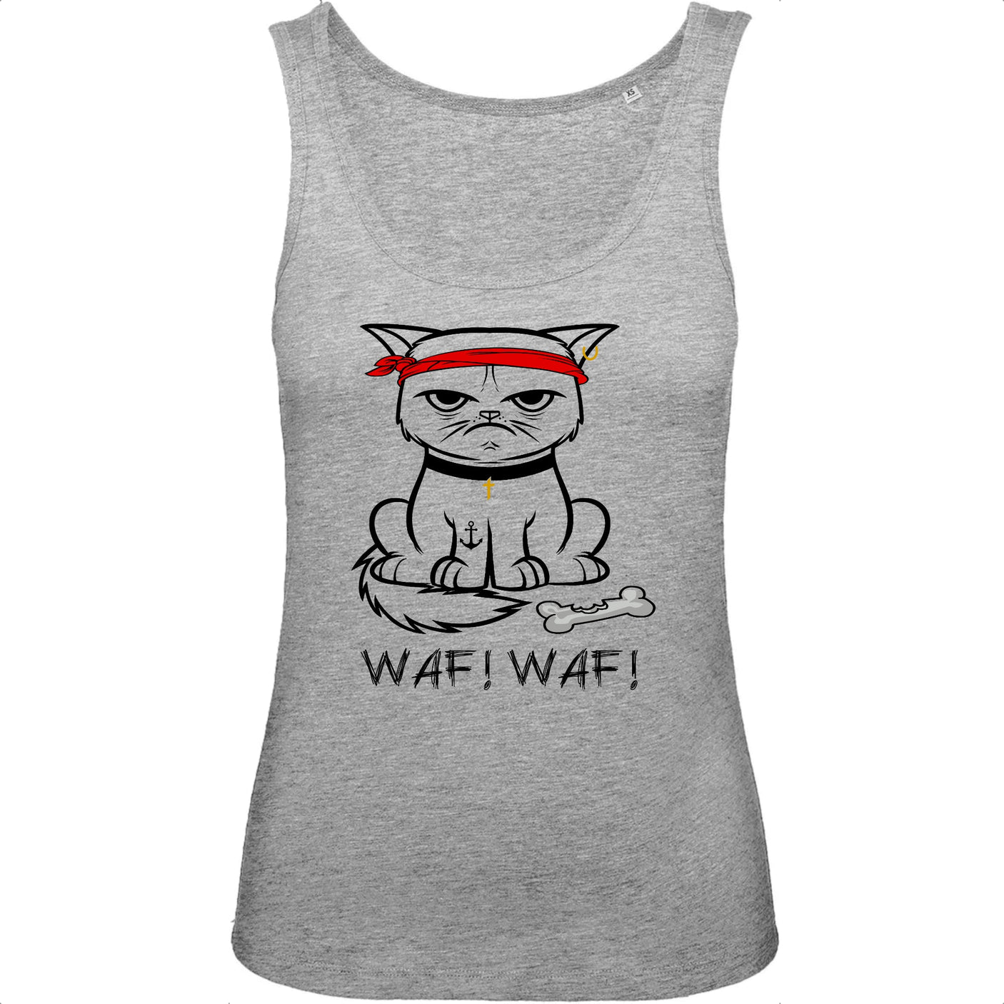 Débardeur Femme Chat bad boy