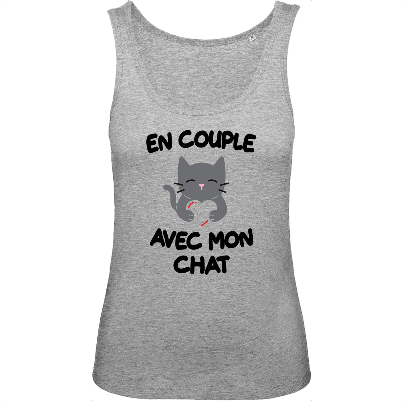 Débardeur Femme En couple avec mon chat