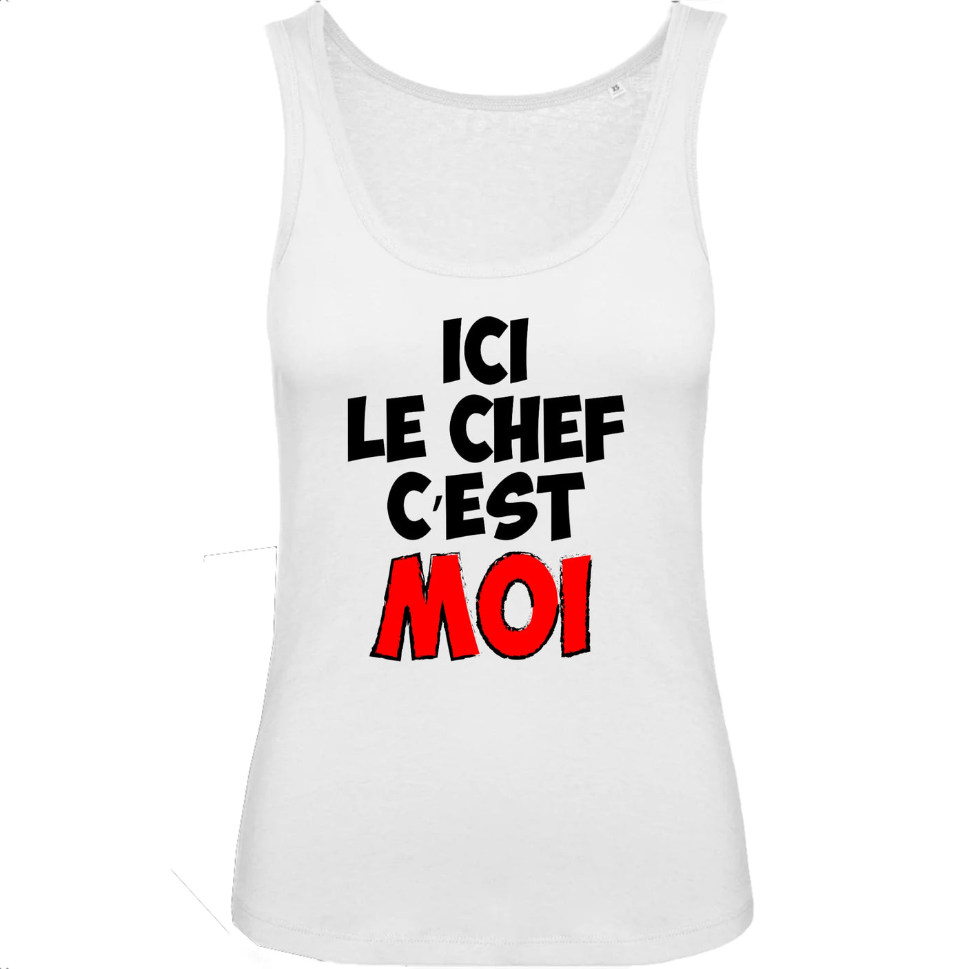 Débardeur Femme Ici le chef c'est moi