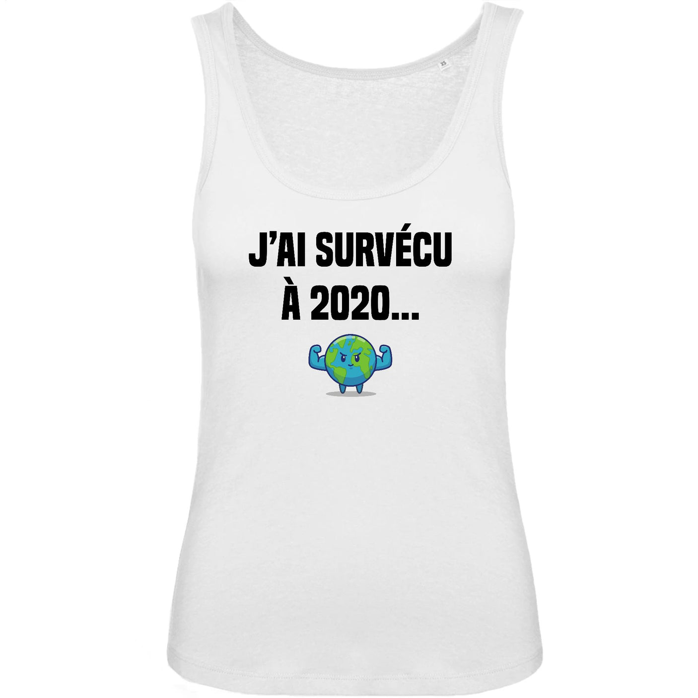Débardeur Femme J'ai survécu à 2020