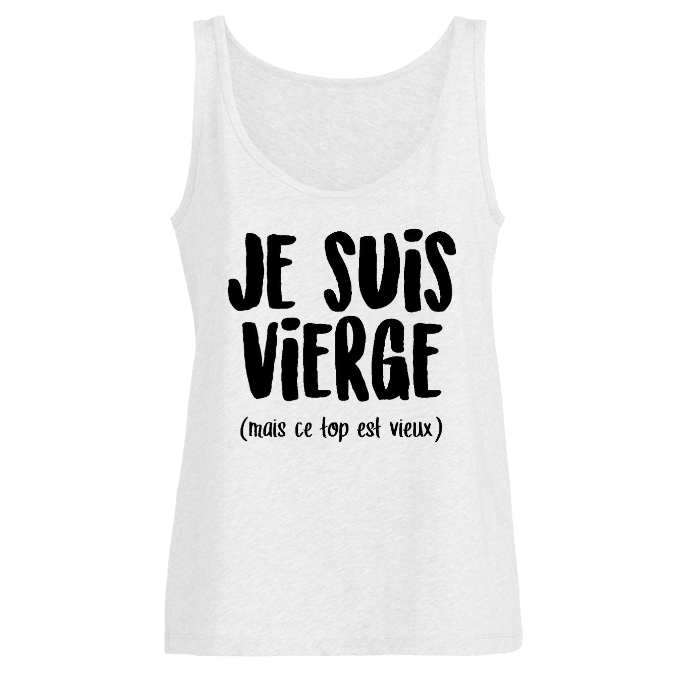 Débardeur Femme Je suis vierge