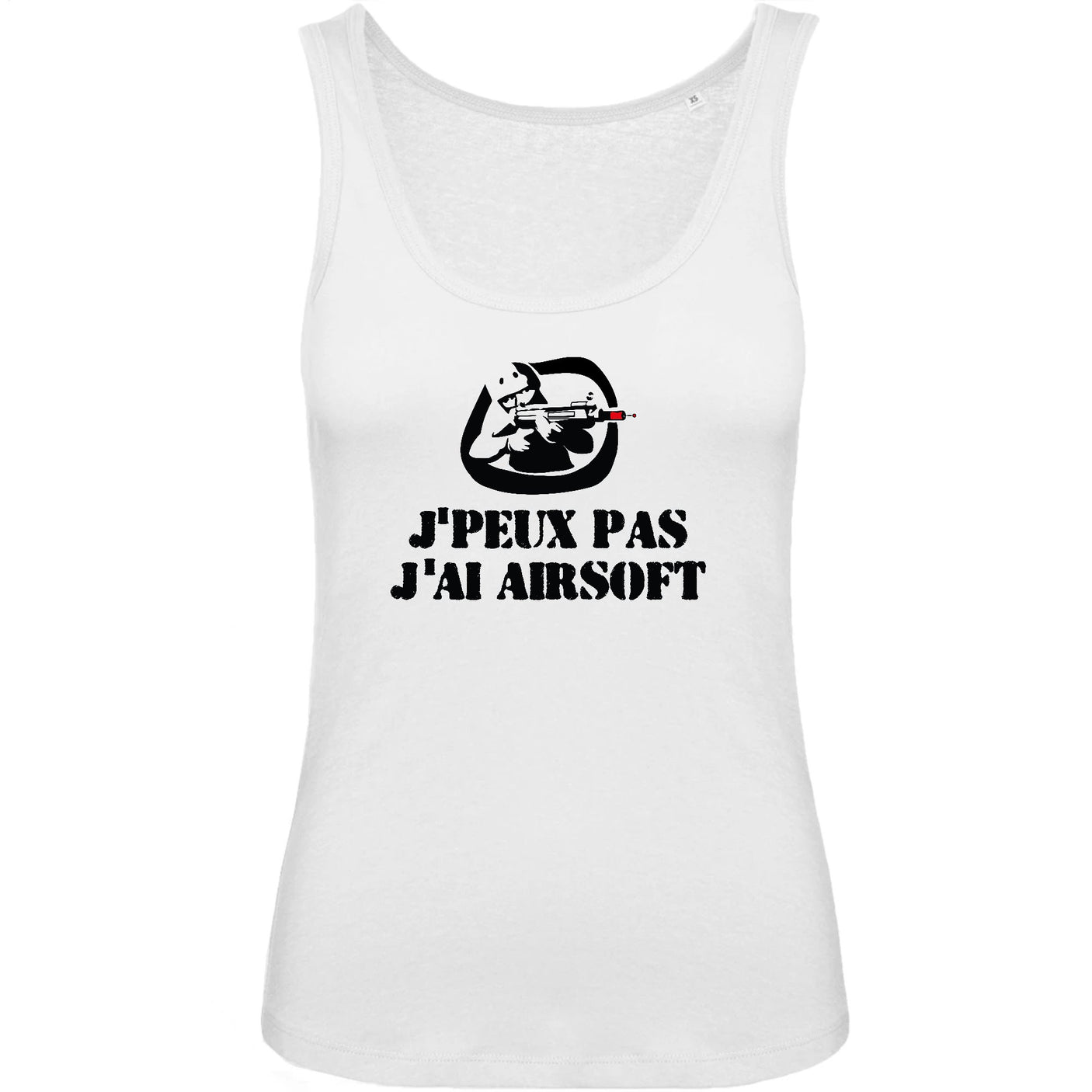 Débardeur Femme J'peux pas j'ai airsoft