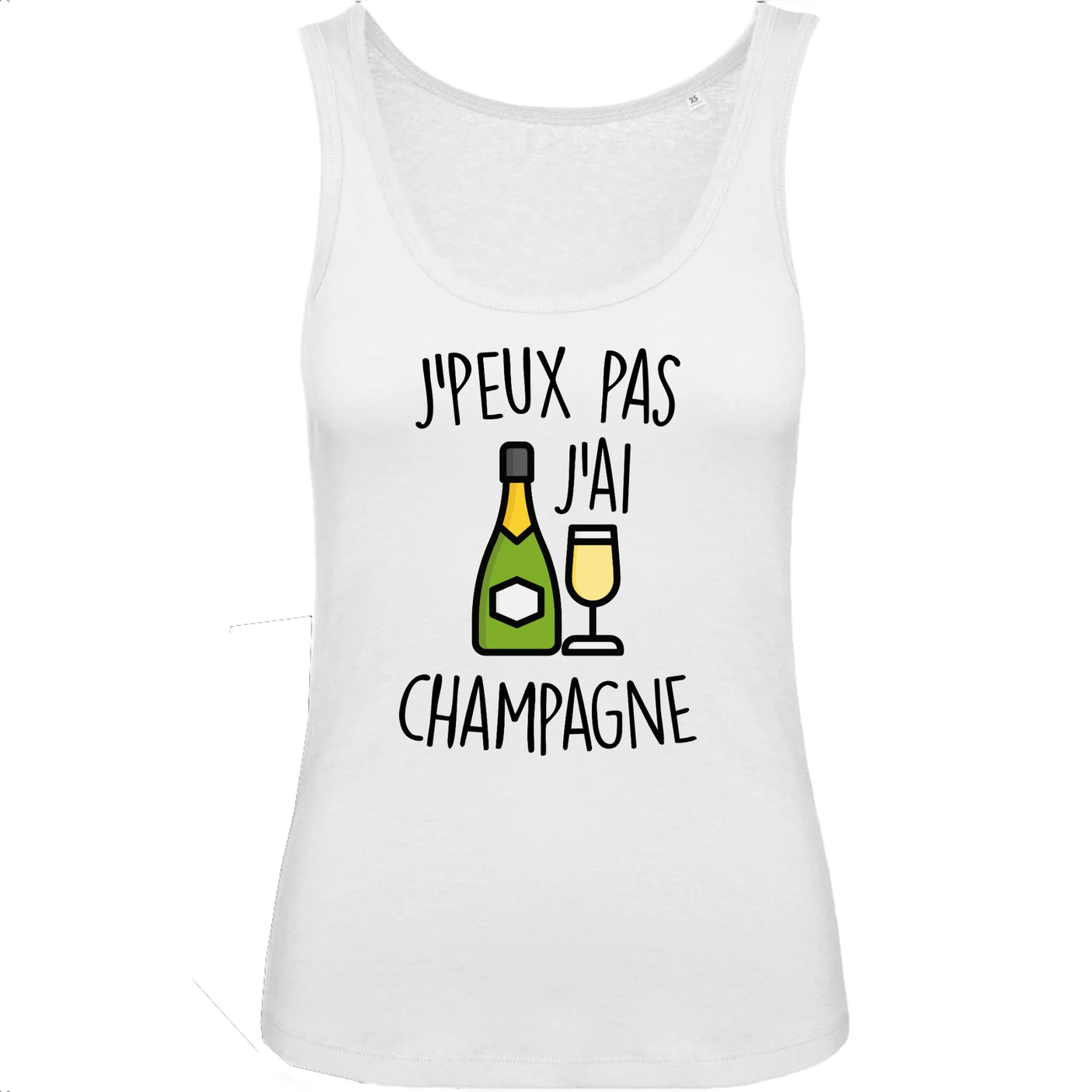 Débardeur Femme J'peux pas j'ai champagne