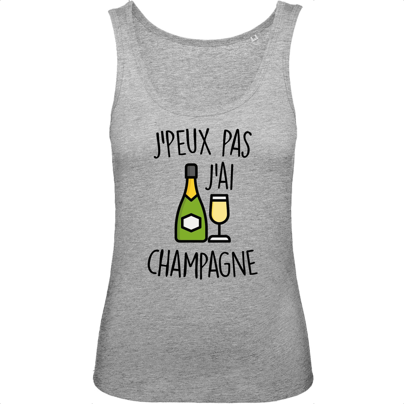 Débardeur Femme J'peux pas j'ai champagne